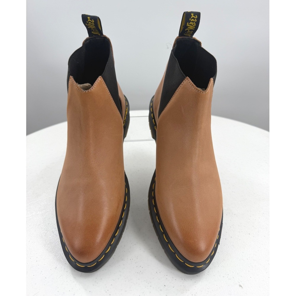 NEW Dr Martens 2976 Chelsea Boots - Rare Light Caramel/Tan Leather - M 10/W 11